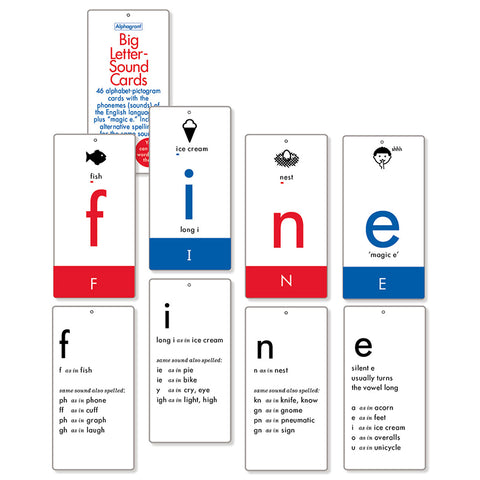 SALE! Big Letter-Sound Cards