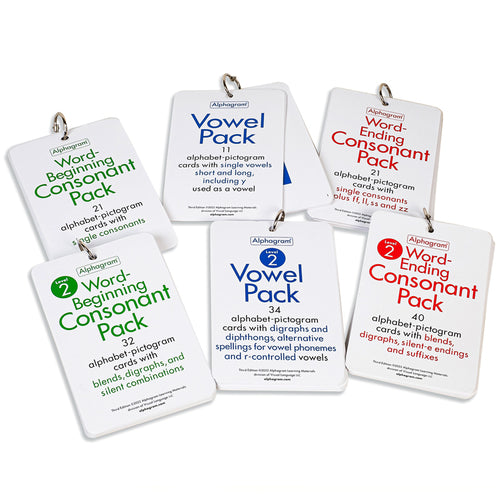 Individual Alphagram Card Packs