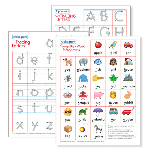 Tracing Letter Set, Download Edition