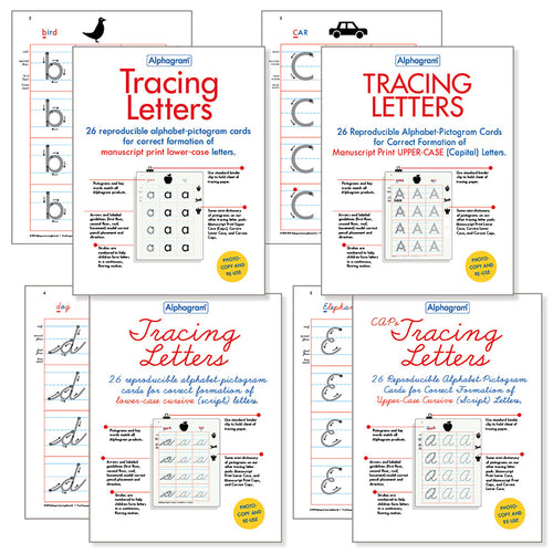Tracing Letters teaches and improves handwriting