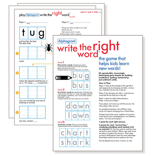 Write the Right Word improves spelling