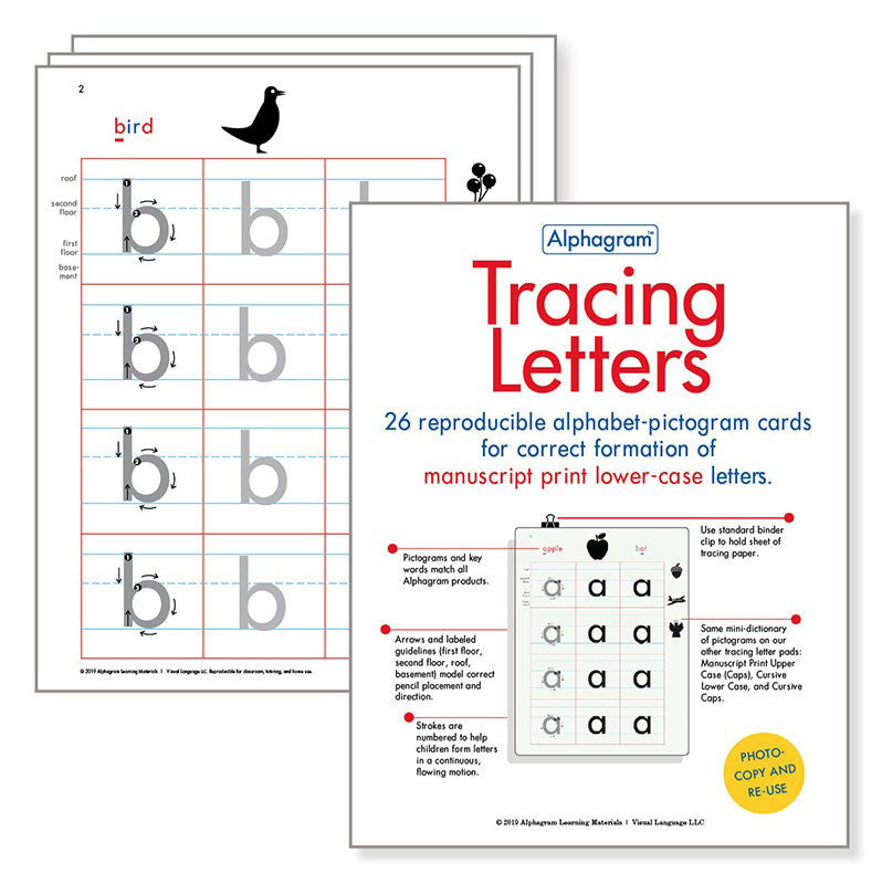 Uppercase Letter Tracing Book, Printing and Letter Formation Practice